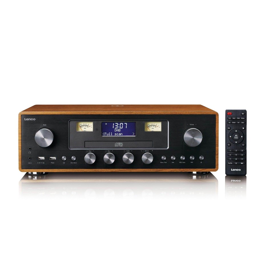 DAB & Wekkerradio - Lenco DAR-081WD - DAB/DAB+/FM - Stereo - DAR-081WD