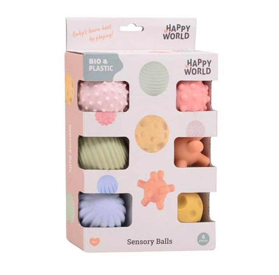 Speelgoed voor baby's - Happy World Bio Motor Skills and Sensory Balls - 22286