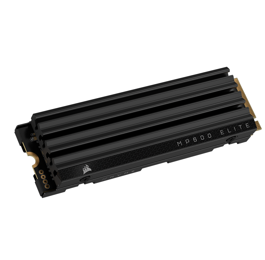 SSD - Corsair MP600 ELITE SSD - 1TB - Met heatsink - M.2 2280 - PCIe 4.0 - CSSD-F1000GBMP600EHS