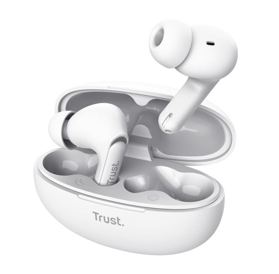 Headphones/Headsets - Trust Yavi ENC - White - 25172
