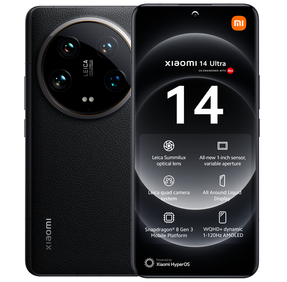 Mobiel - Xiaomi 14 Ultra 512GB/16GB - Black - MZB0G86EU