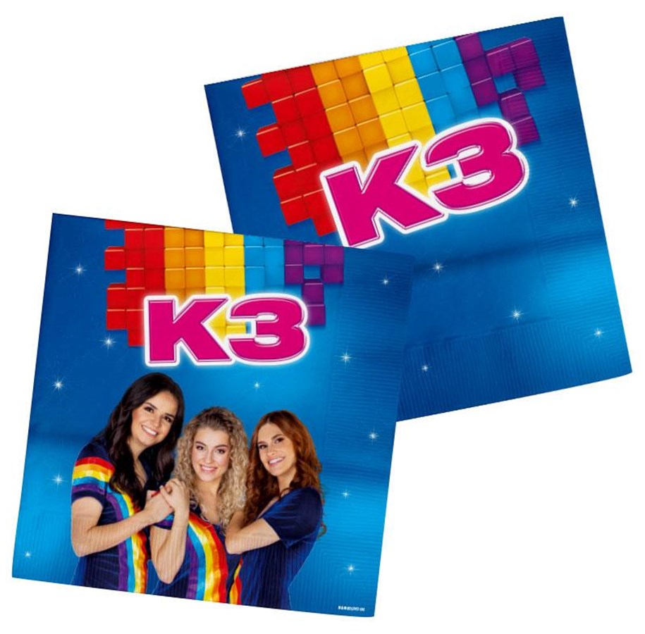Speelgoed - Folat BV K3 Napkins 20pcs. - 23228