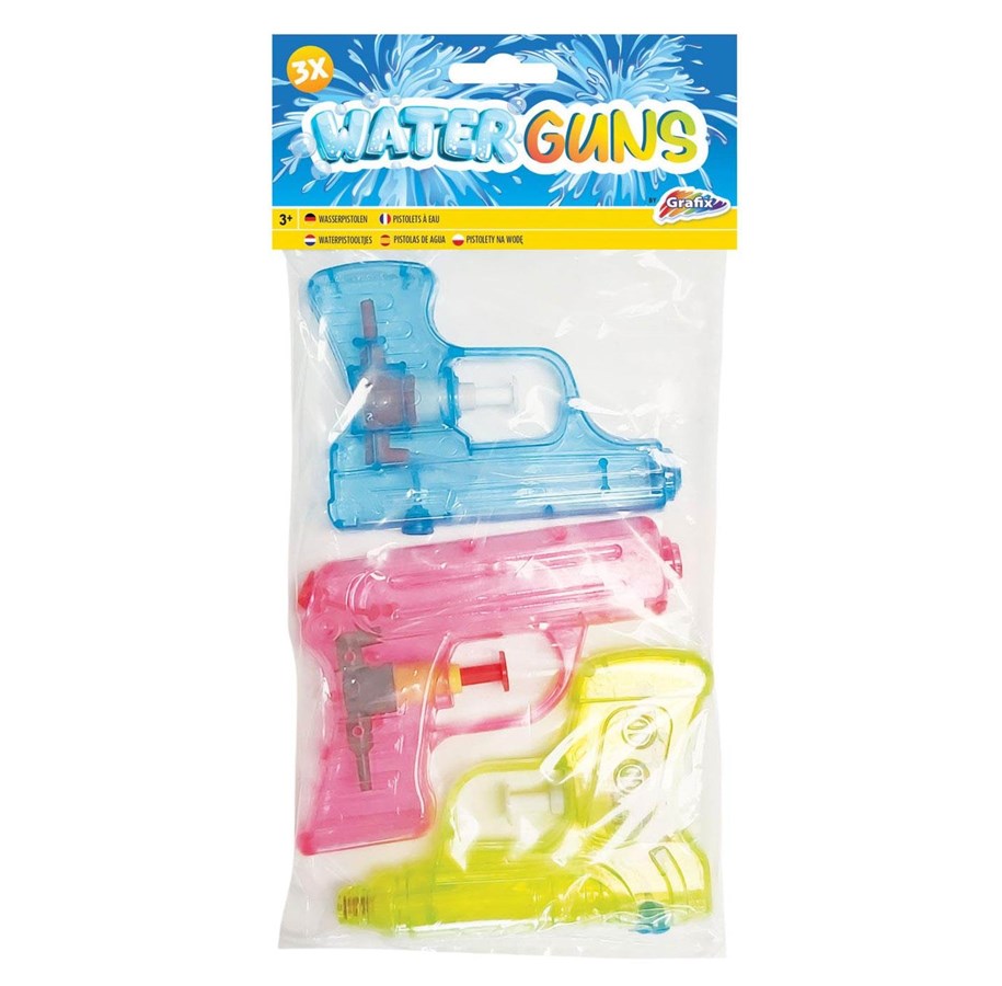 Spelen met water - Creative Craft Group Water pistols 3 pcs. - 600030