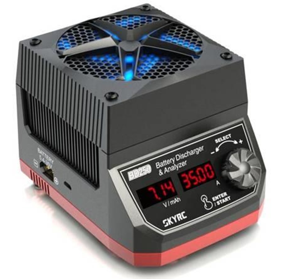 Op afstand bedienbaar - SkyRC Battery Discharger Analyzer  BD250 - SK-600133-01