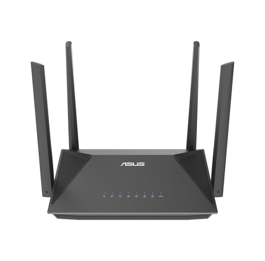 Router - ASUS RT-AX52 -Wi-Fi 6 - 3-Port switch - 1-WAN-Port - Wireless router Wi-Fi 6 - 90IG08T0-MU2H00