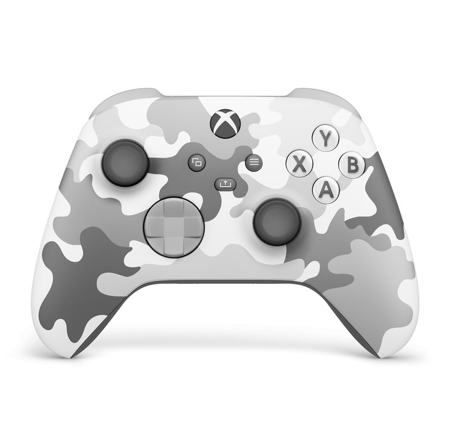 Gaming accessoires - Microsoft Xbox - Arctic Camo - Special Edition - Wireless Controller - Microsoft Xbox One - QAU-00139