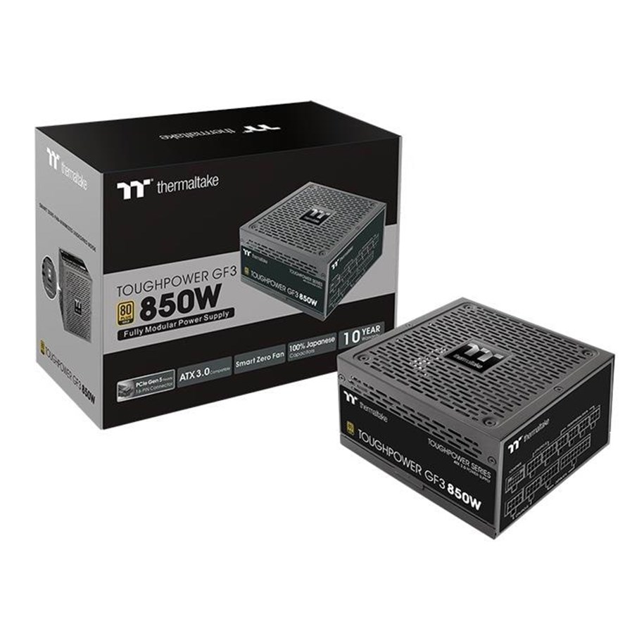 Voeding - Thermaltake Toughpower GF3 - TT Premium Edition Voeding - 850 Watt - 135 mm - ATX 3.0 - 80 Plus 80 PLUS Gold - PS-TPD-0850FNFAGE-4