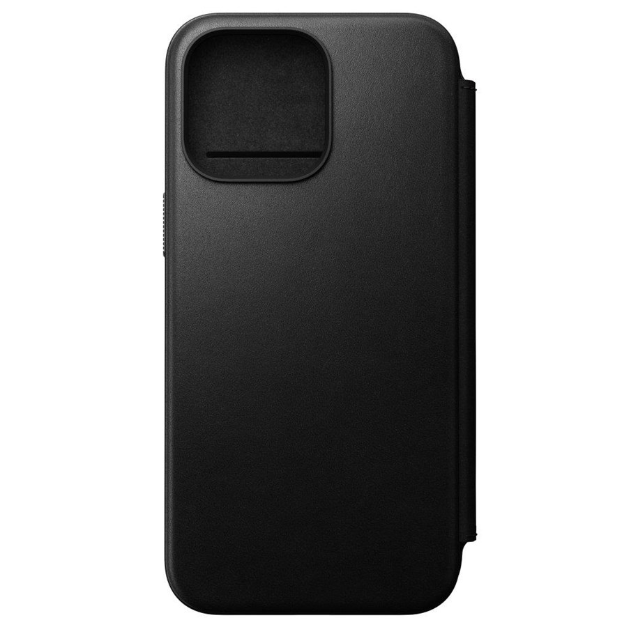 Mobiel - Covers & Cases - Nomad Modern Leather Folio - iPhone 15 Pro Max | Black |  Leather - NM01632085