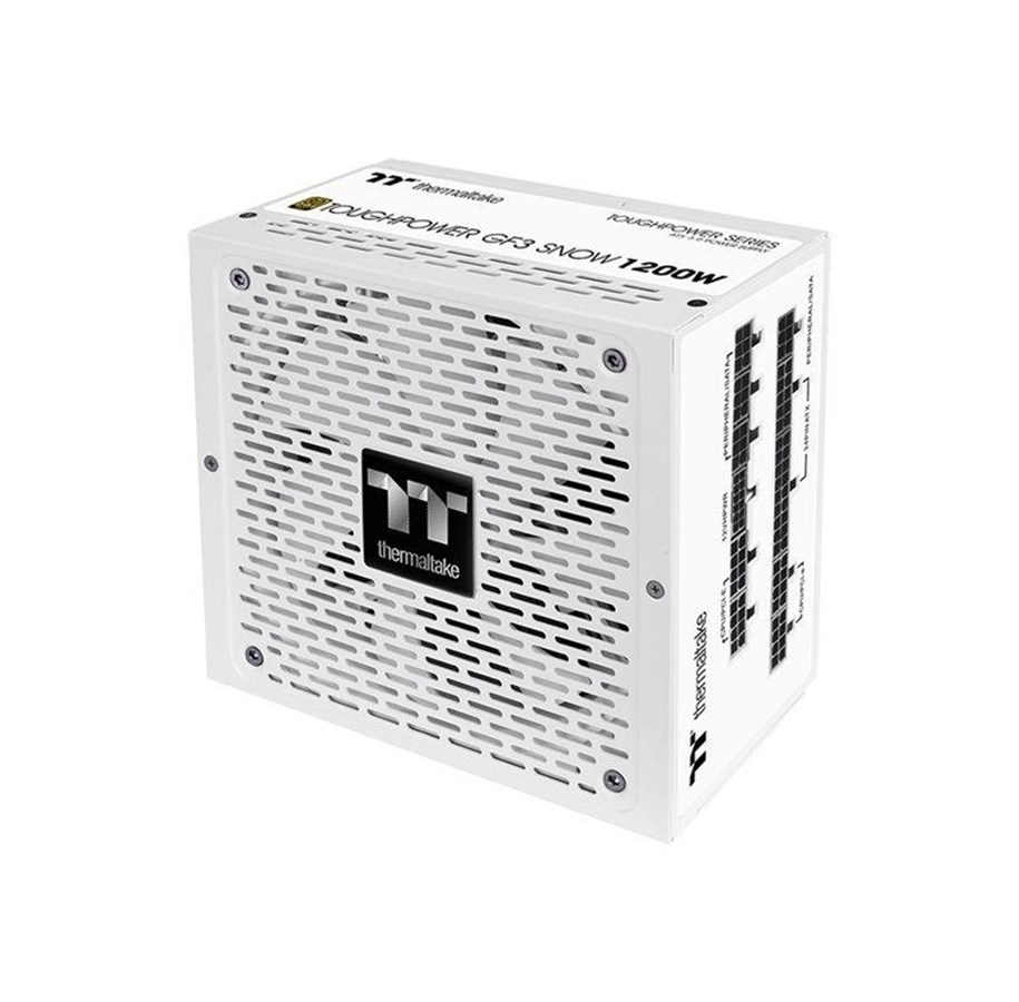 Voeding - Thermaltake ToughPower GF A3 Snow - TT Premium Edition - power supply - 1200 Watt Voeding - 1200 Watt - 140 mm - ATX 3.0 - 80 Plus 80 PLUS Gold - PS-TPD-1200FNFAGE-N