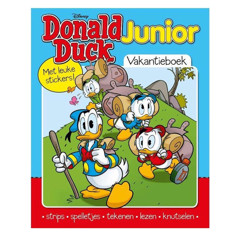Kinderboeken - Donald Duck Junior Holiday Book with Stickers (NL) - 9789463055765