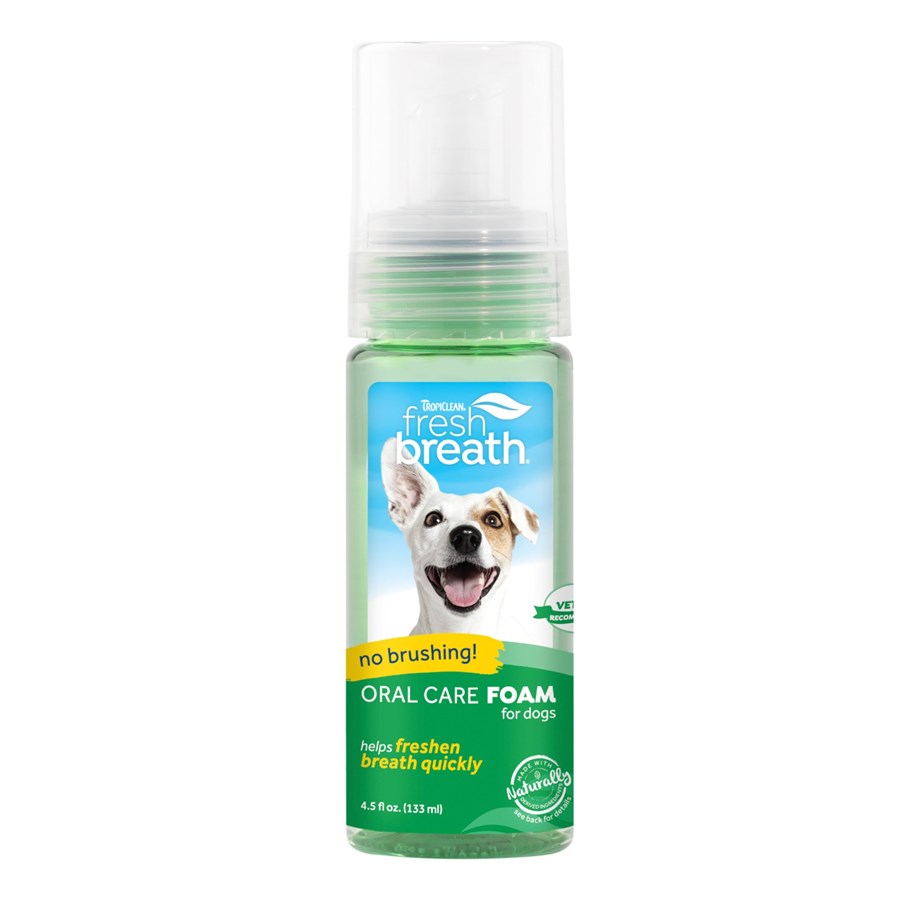 Honden - Tropiclean Oral Care Foam for Dogs 133ml - 61816