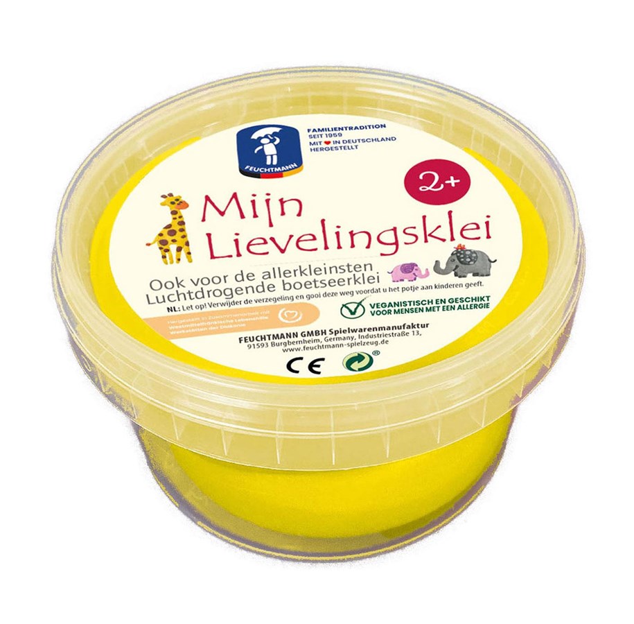 Creatief spelen - Feuchtmann My Favorite Clay - yellow 500gr. - 628.1518-2