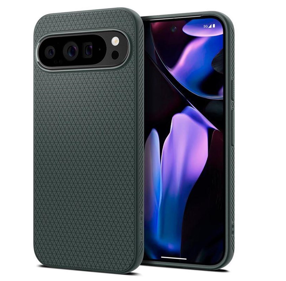 Mobiel - Covers & Cases - Spigen Liquid Air - abyss green - Google Pixel 9 Pro XL - ACS07717