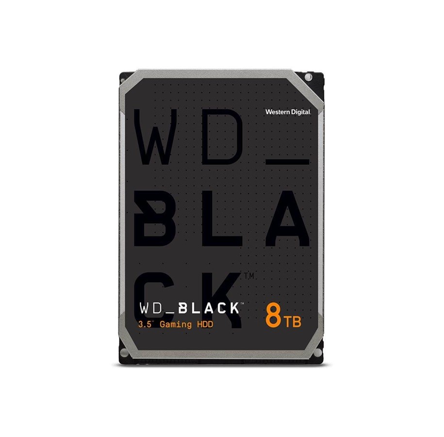 Harde schijf - WD Black 8002FZBX - hard drive - 8 TB - gaming - SATA 6Gb/s - 8TB - Harde schijf - WD8002FZBX - SATA-600 - 3.5" - WD8002FZBX