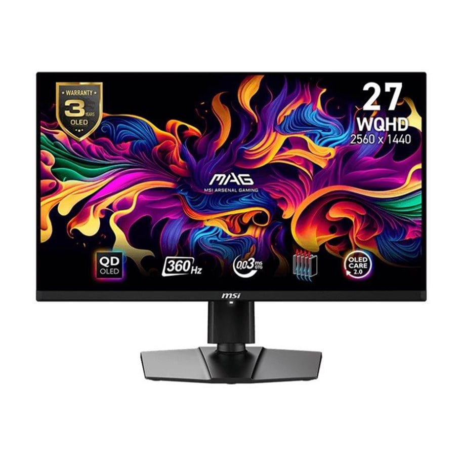 Scherm - 26.5" MSI MAG 271QPX - 2560x1440 - 360Hz - QD-OLED - MAG 271QPX QD-OLED