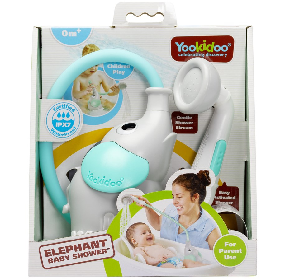 Babyspullen - Yookidoo - Elephant Baby Shower - Turquoise - YO40212
