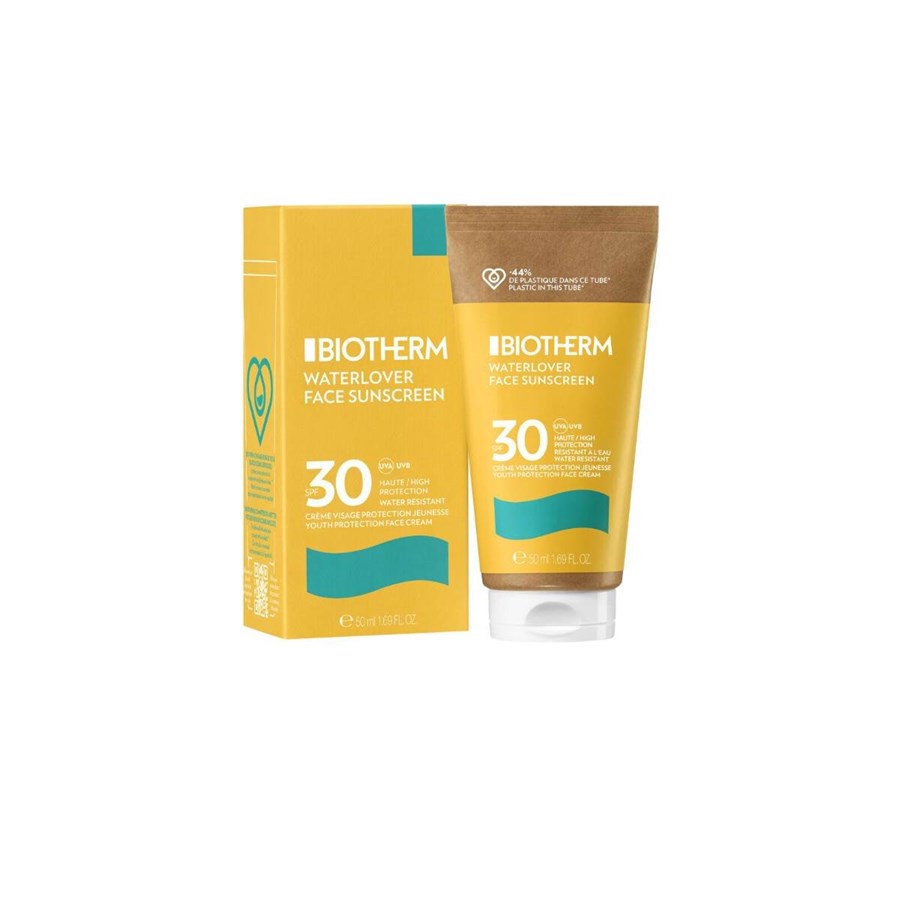 Gezichtsverzorging - Biotherm Waterlover Face Sunscreen Cream SPF30 - 3614273760430