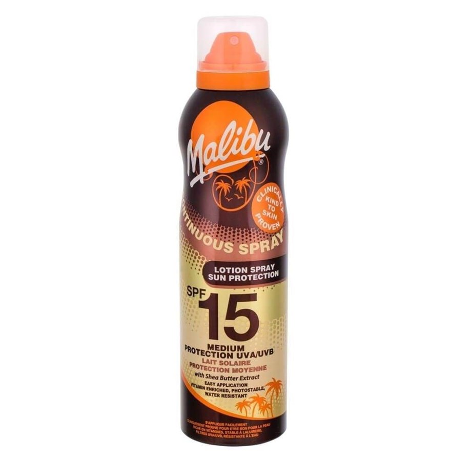 Lichaamsverzorging - Malibu - Continuous Sun Lotion Spray SPF 15 175 ml - 5025135116971