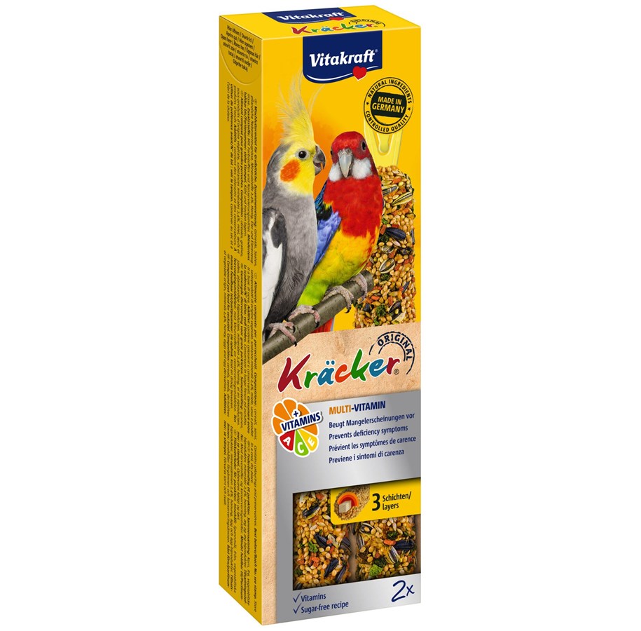 Vogelvoer, snacks & vitaminen - Vitakraft - Kräcker® multivitamin  for parakeets - 29131