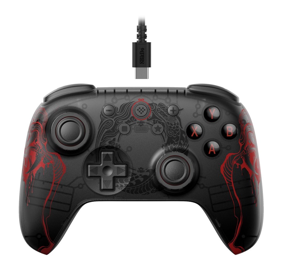 Gaming accessoires - 8BitDo Ultimate 2C Wired Pad Black Myth Wukong - Wired Controller - Android - RET00482
