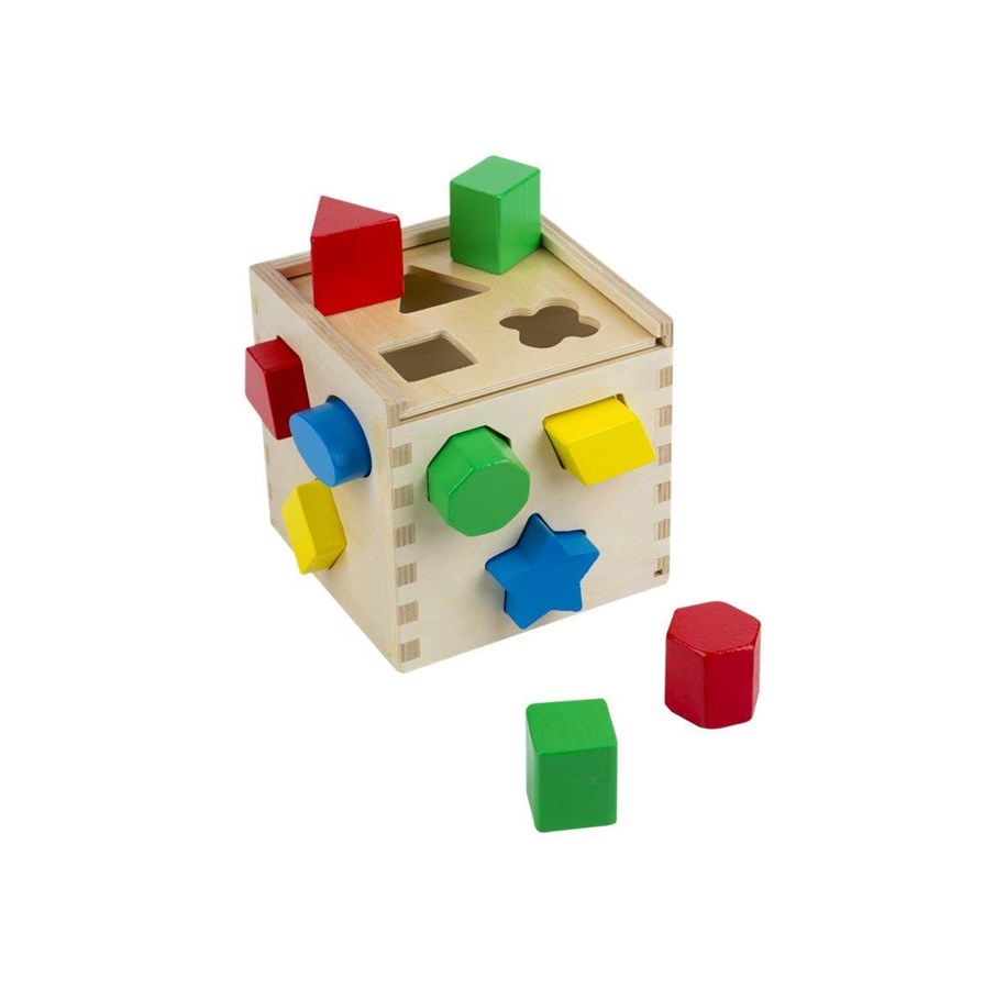 Speelgoed voor baby's - Melissa & Doug Shape Sorting Cube - 575