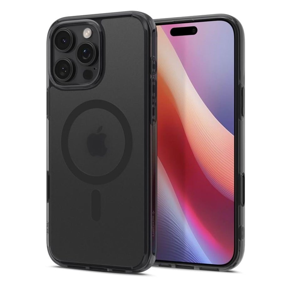 Mobiel - Covers & Cases - Spigen Ultra Hybrid T MagSafe - frost black - iPhone 16 Pro - ACS08514