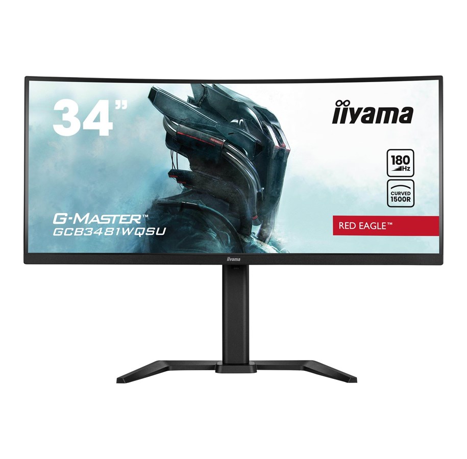 Scherm - 34" iiyama G-MASTER Red Eagle - 3440x1440 - 180Hz - VA - GCB3481WQSU-B1