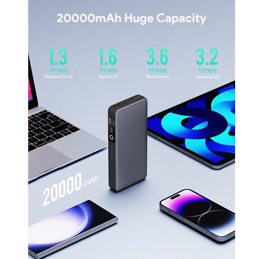 aukey wireless power bank 20000mah