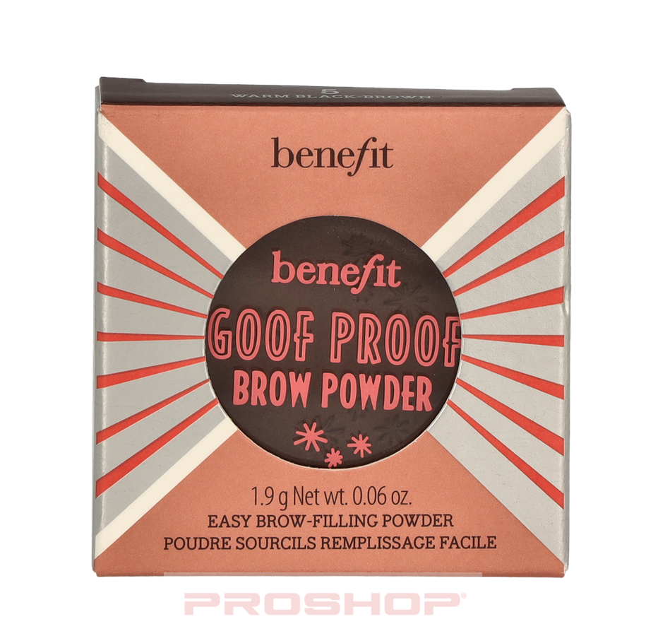 Make-up - Benefit Cosmetics Goof Proof Brow Powder - No. 5 Warm Black-Brown - 602004140418