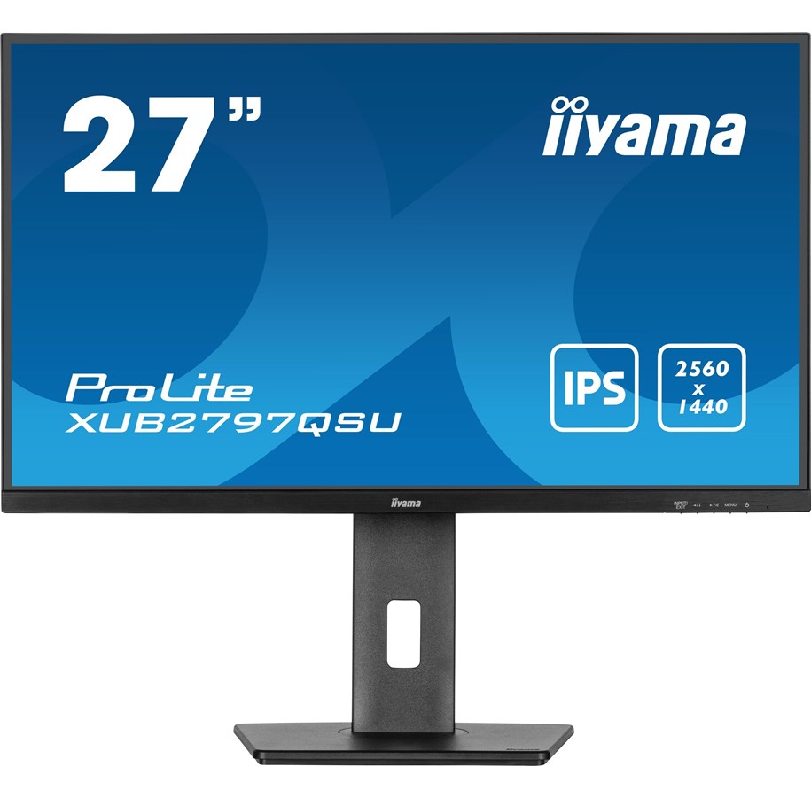 Scherm - 27" iiyama ProLite XUB2797QSU-B2 - 2560x1440 - 100Hz - IPS - XUB2797QSU-B2