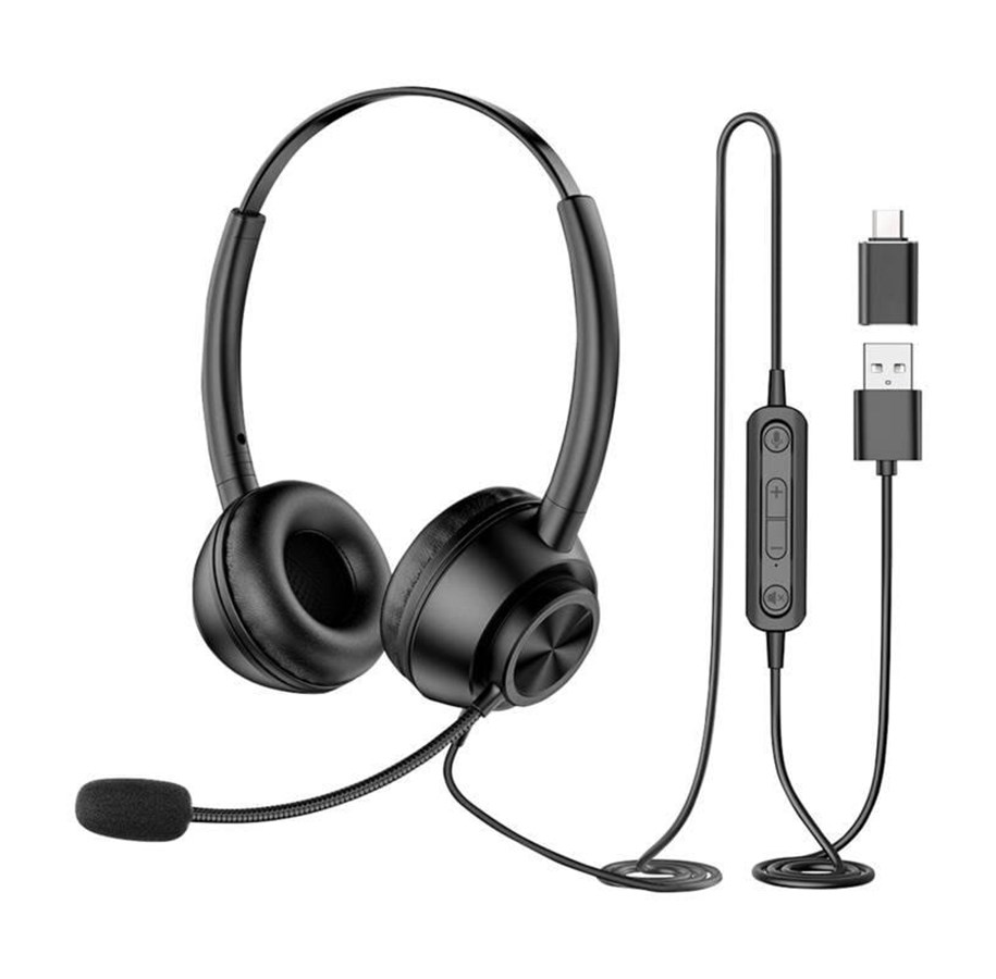Headphones/Headsets - New Bee Wired headset with microphone H368 - H368