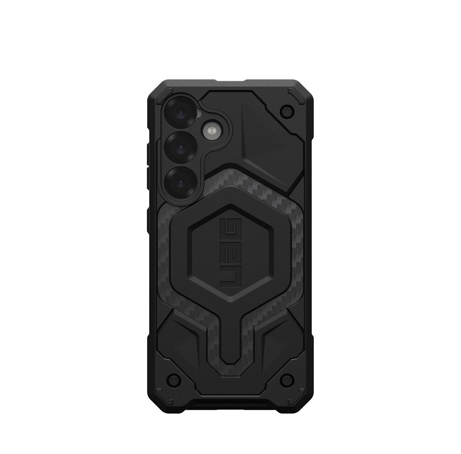 Mobiel - Covers & Cases - UAG Monarch Pro - Carbon Fiber - Samsung Galaxy S25 - 214463114242