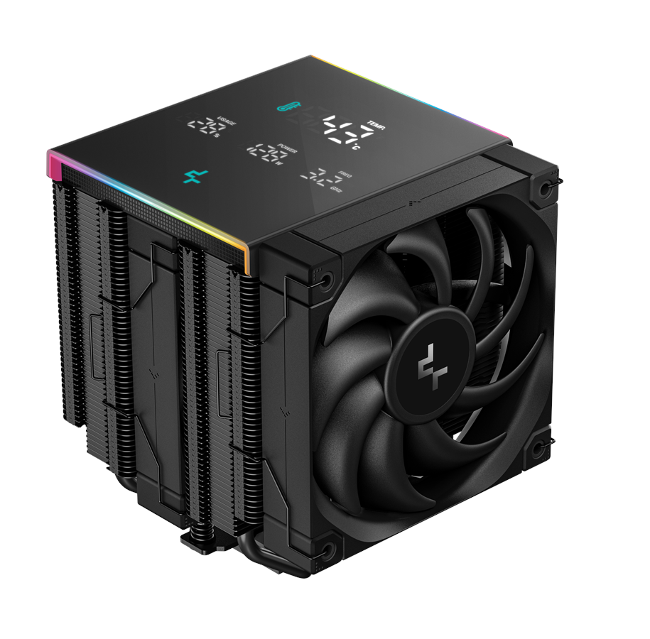 CPU koeler - DeepCool AK620 DIGITAL PRO - Black - CPU luchtkoeler - 50 dBA of hoger - R-AK620-BKAPMN-G