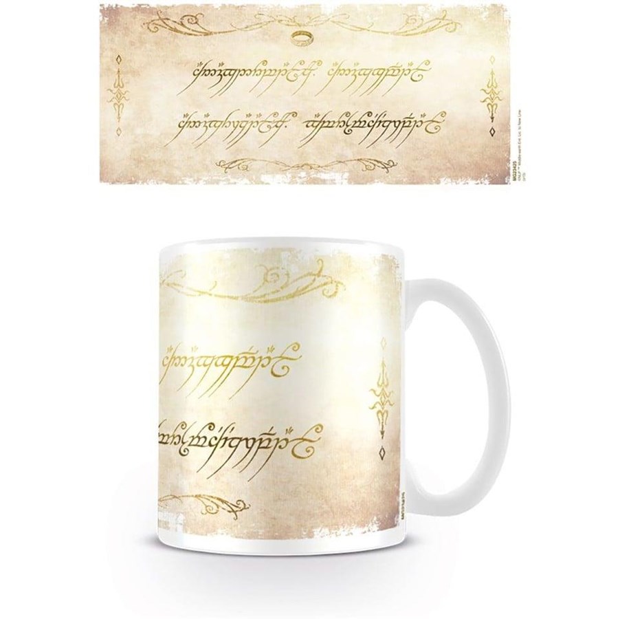 Merchandise - Pyramid - The Lord of the Rings (Ring Inscription) - Mokken - MG23425