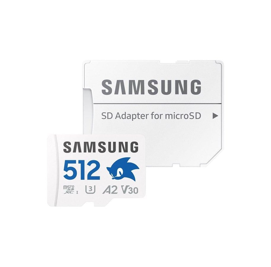 Geheugenkaart - Samsung PRO Plus Sonic the Hedgehog microSD/SD - 180MB/s - 512GB - MB-MD512SA/LC1