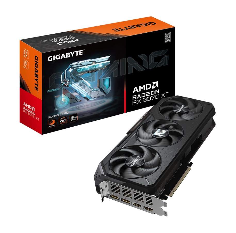 Grafische kaarten - GIGABYTE Radeon RX 9070 XT GAMING OC - 16GB GDDR6 RAM - Grafische kaarten - SI-GV-R9070XTGAMING OC-16GD