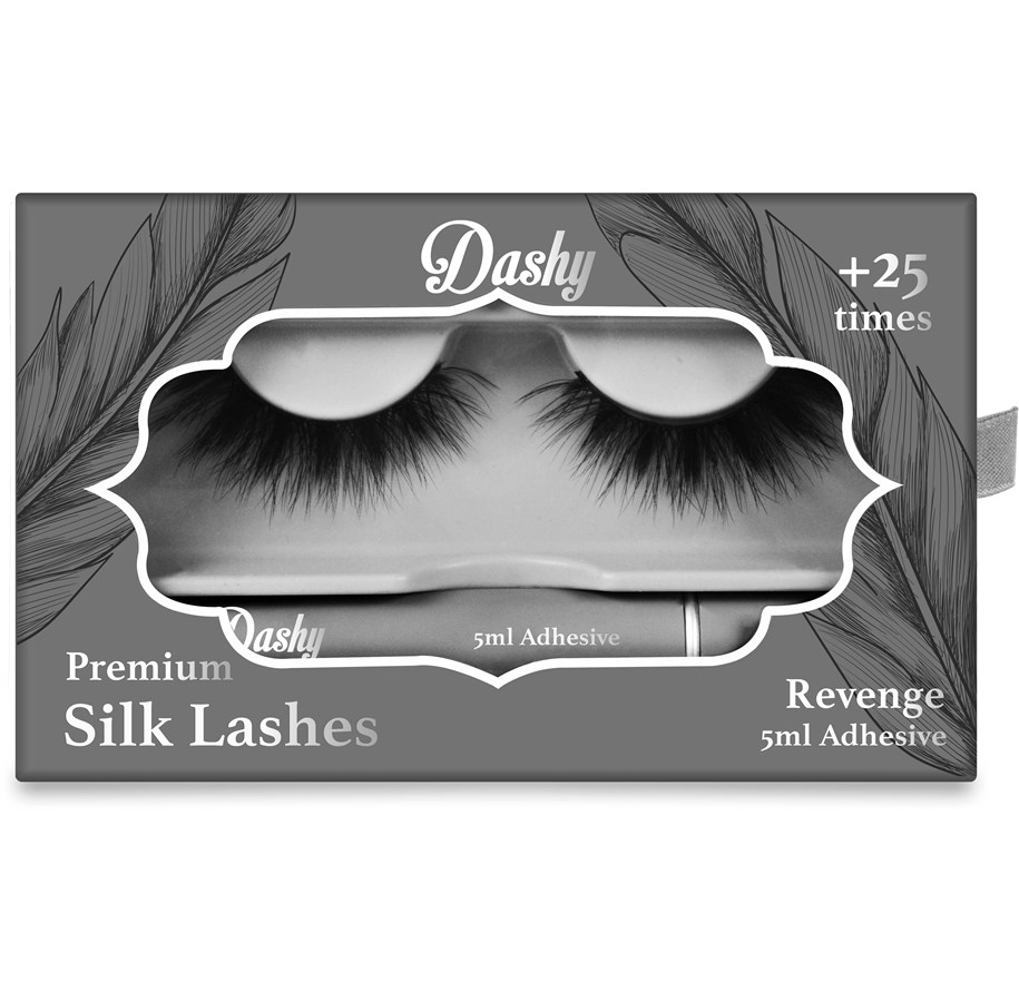 Make-up - Dashy Premium Silk Lashes + 5 ml Adhesive Revenge - 620006