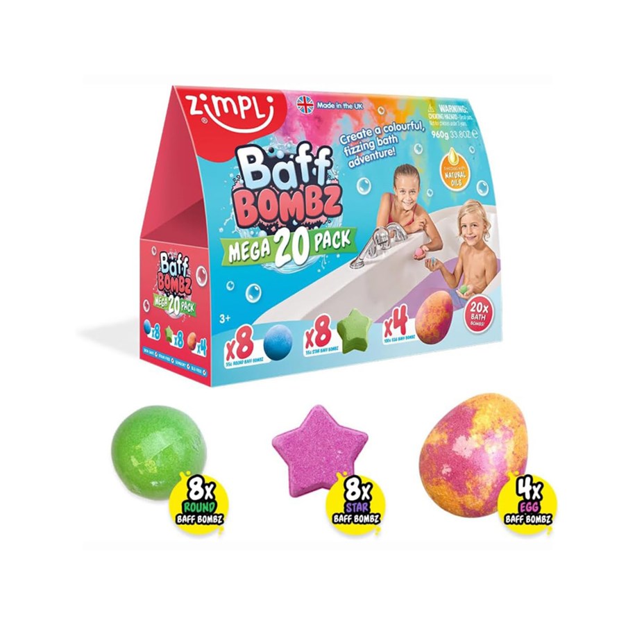 Creatief spelen - Zimpli Kids Baff Bombz Mega Pack - 105953611SDN