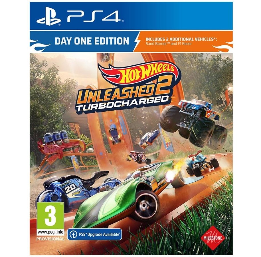 Games - Hot Wheels Unleashed 2 - Turbocharged (Day One Edition) - Sony PlayStation 4 - Racing - 8057168507751