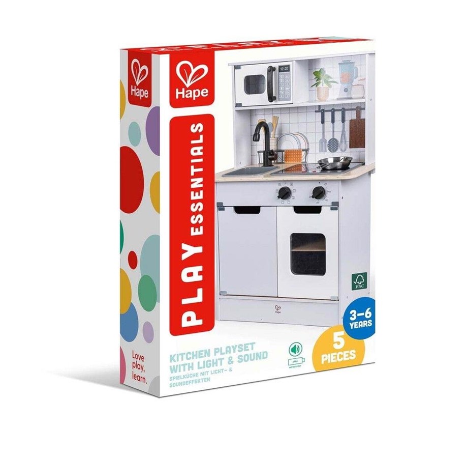 Speelkeuken en apparatuur - Hape Modern Kitchen With Light & Sound - 87-3213