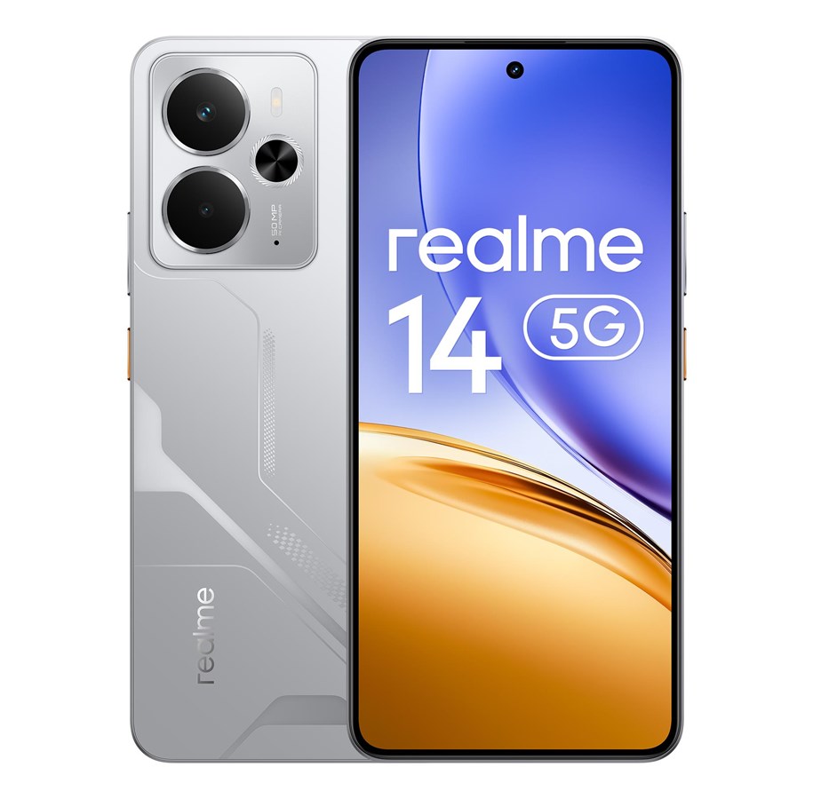 realme 14 5G 256GB/8GB - Mecha Silver | Op voorraad | Voordelig