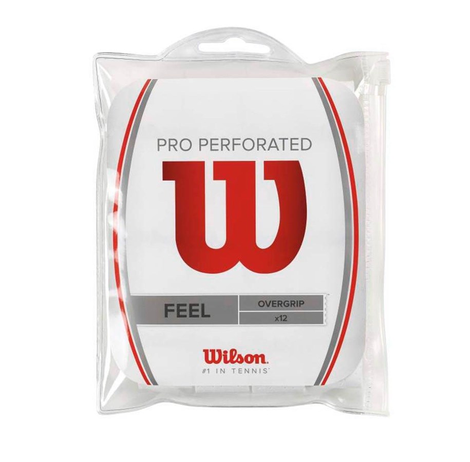 Sport & Fitness - Wilson Pro Overgrip Perforated - WRZ4006WH