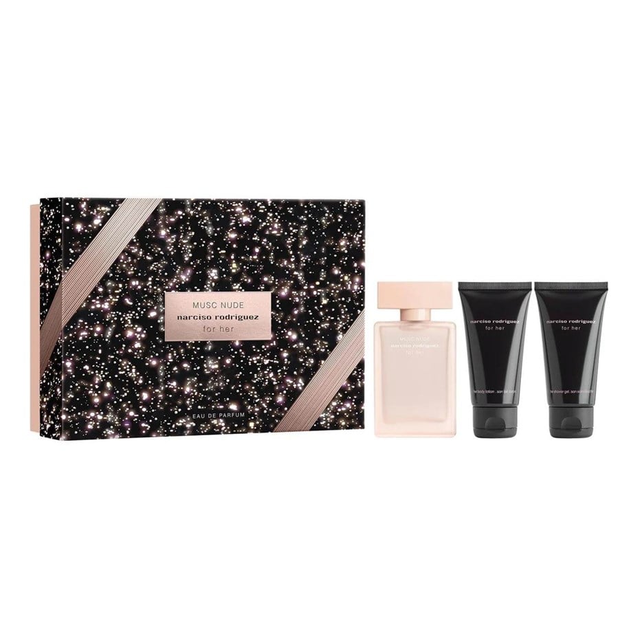 Parfum en geuren - Narciso Rodriguez Set : For Her Musc Nude Eau De Parfum For Women - 3423222110789