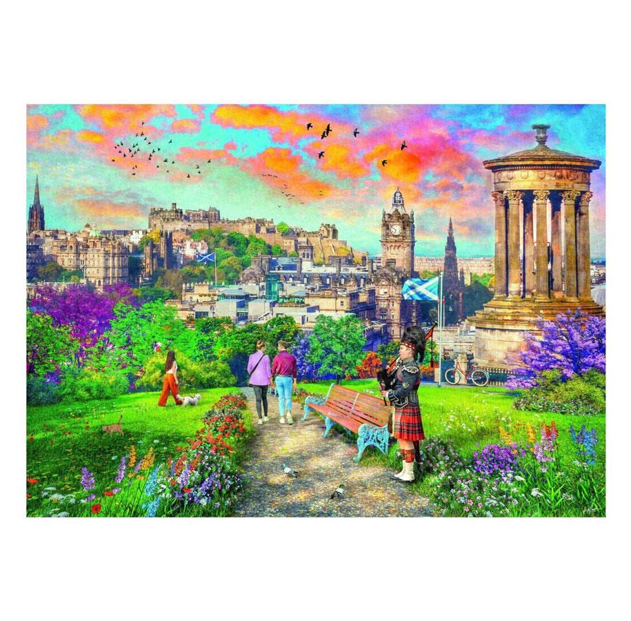 Puzzels - Ravensburger Edinburgh Romance Jigsaw Puzzle 1000 pcs. Vloer - 120002482