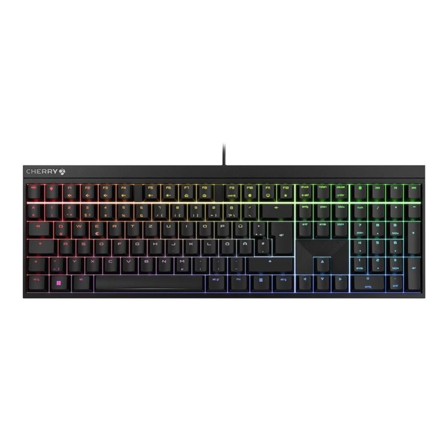 Toetsenbord - Cherry XTRFY MX 2.0S - Gaming toetsenbord - Duits - Zwart - G80-3821LJBDE-2