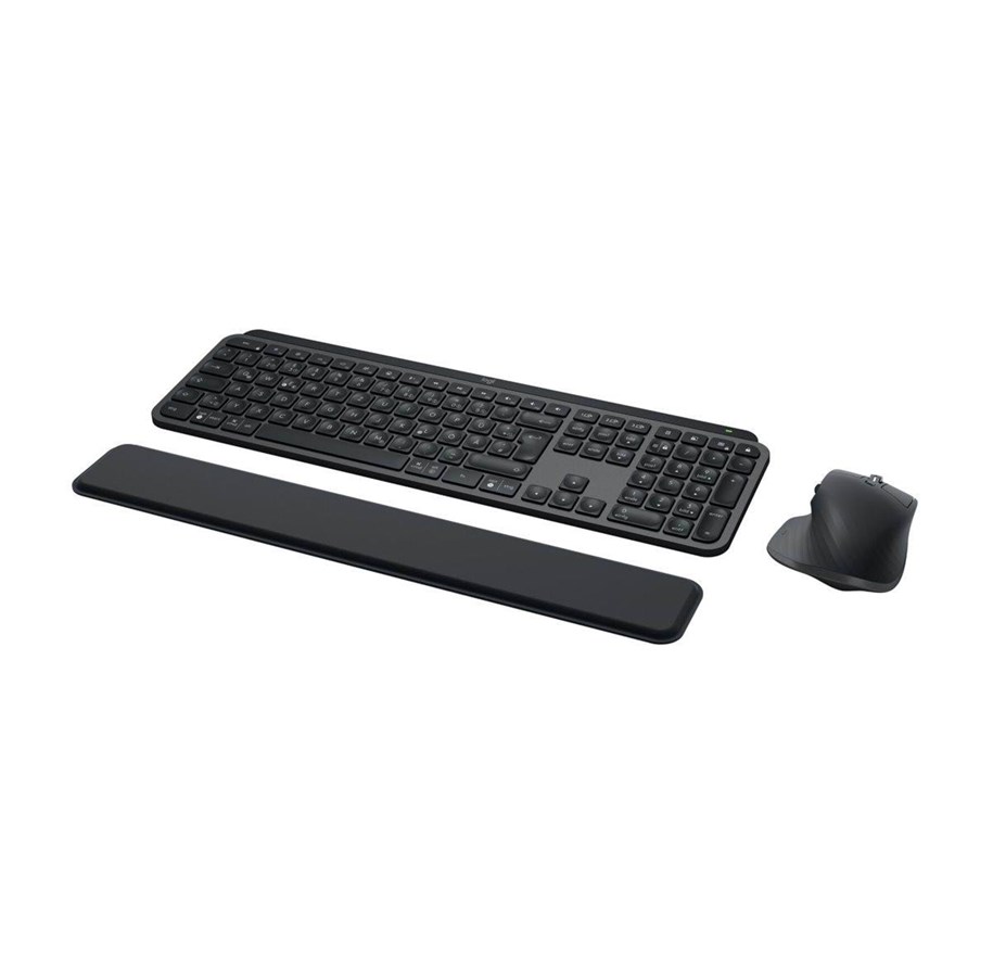 Toetsenbord - Logitech MX Keys Combo for Business - Keyboard and mouse set - Spaans - Zwart - 920-010930
