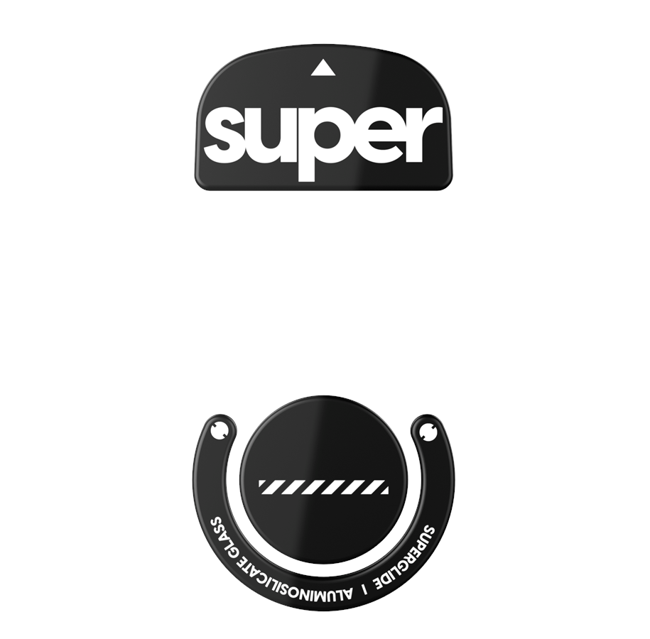 Muismat & accessoires - Pulsar Superglide (Type-C) for Logitech G PRO X SUPERLIGHT - Zwart - LGSSGB2