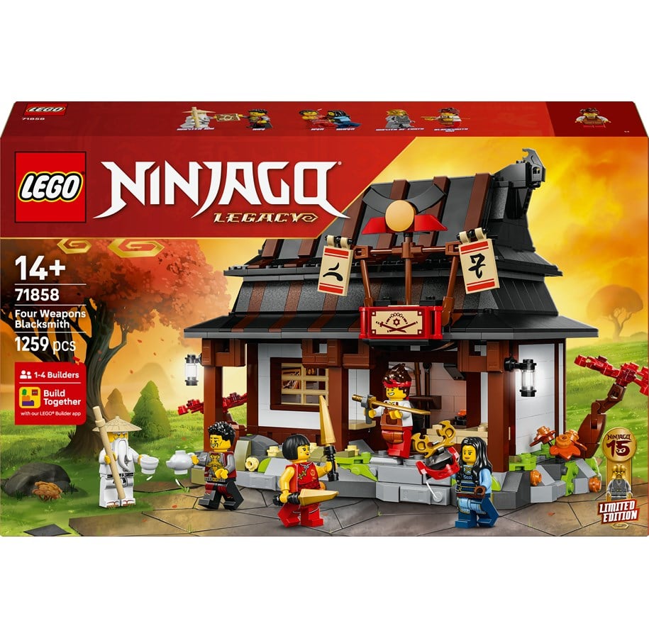 LEGO Ninjago 71858 15-jarig jubileum: Smederij De Vier Wapens