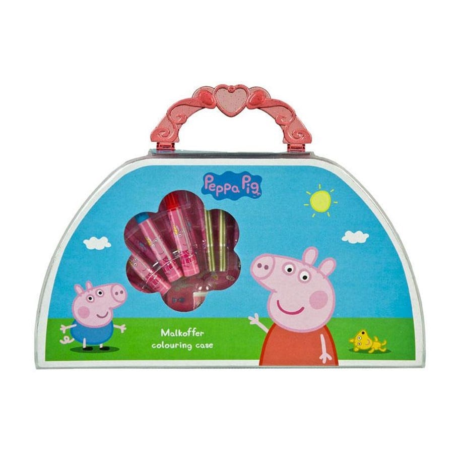 Creatief spelen - Undercover Peppa Pig coloring case 51 pcs. - PIPA4221