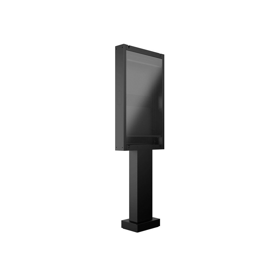 Muurbevestigingen, AV-bevestigingen & AV-meubels - Multibrackets M Totem Pro Series stand - for LCD display - black RAL 9005 - Max 63 kg - recommended for 55" - 7340234811489